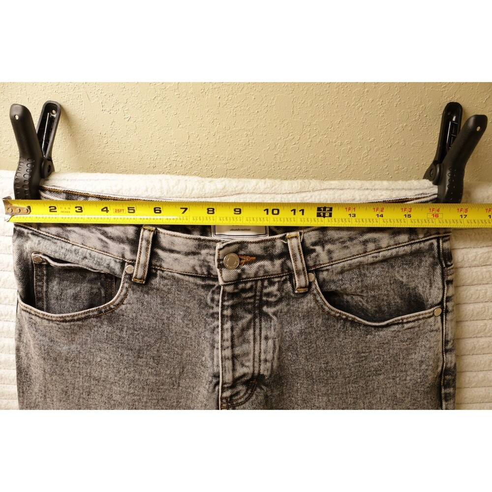 AMI Paris Faded Grey Acid Wash Denim Jeans Mens Size 31 NWOT 100% Cotton Luxury - Picture 15 of 15